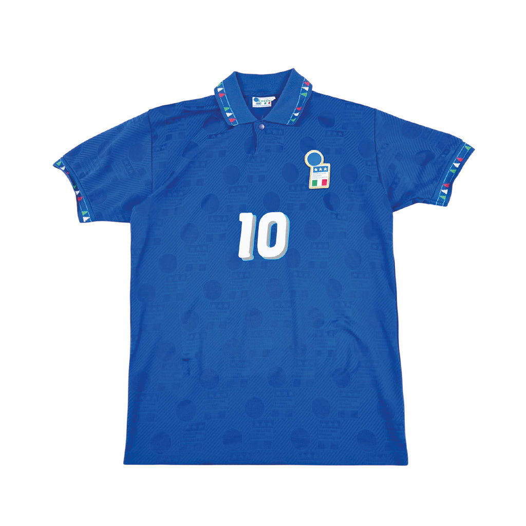 ITALY 1994 HOME SHIRT - #10 BAGGIO (SIZE L)