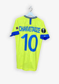 KAA GENT 2020/21 AWAY SHIRT  VS BELGRADO – MATCHWORN/ ISSUED #10 CHAKVETADZE (SIZE L)