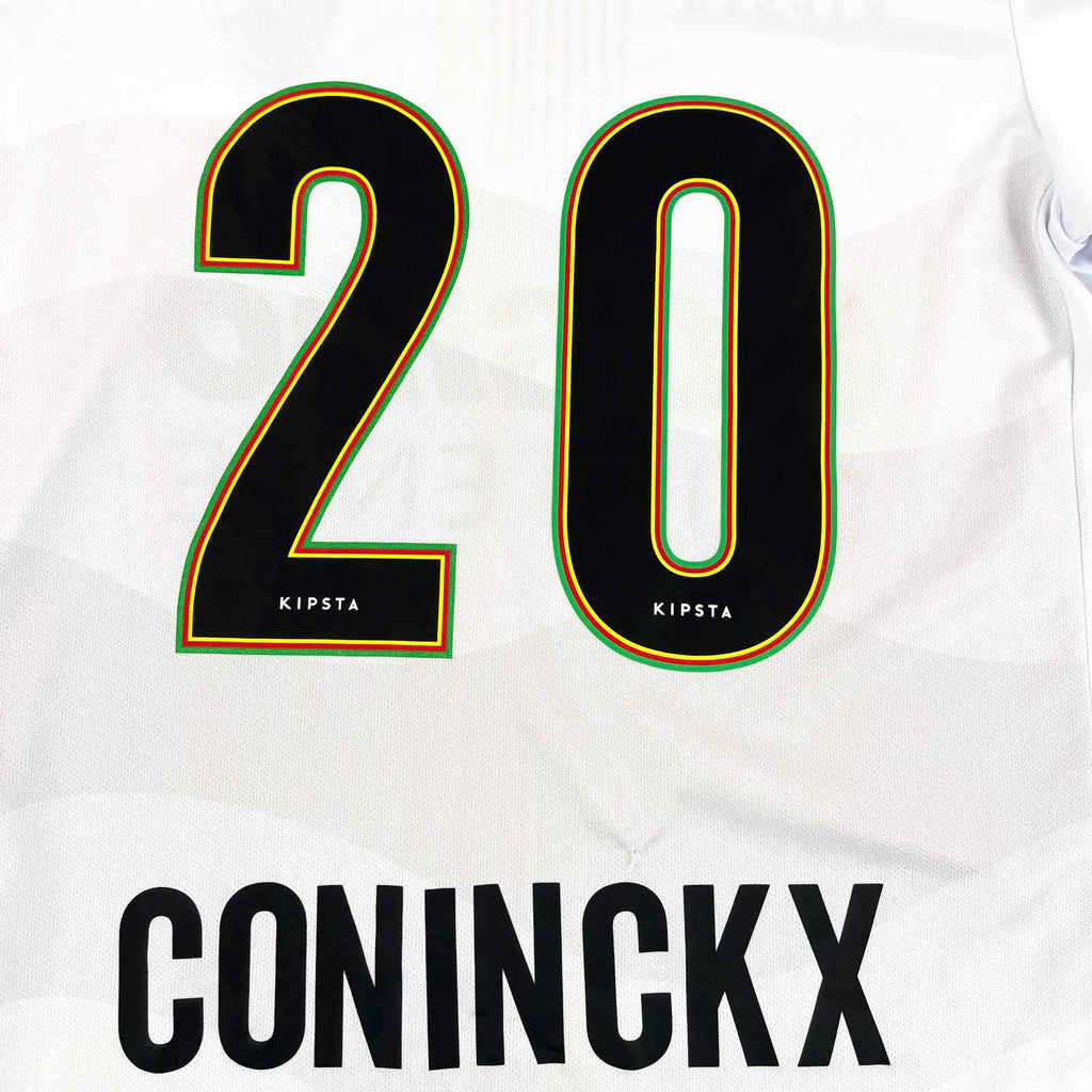 KV OOSTENDE 2020/21 ANNIVERSARY SHIRT - MATCHWORN/ISSUED #20 CONINCKX