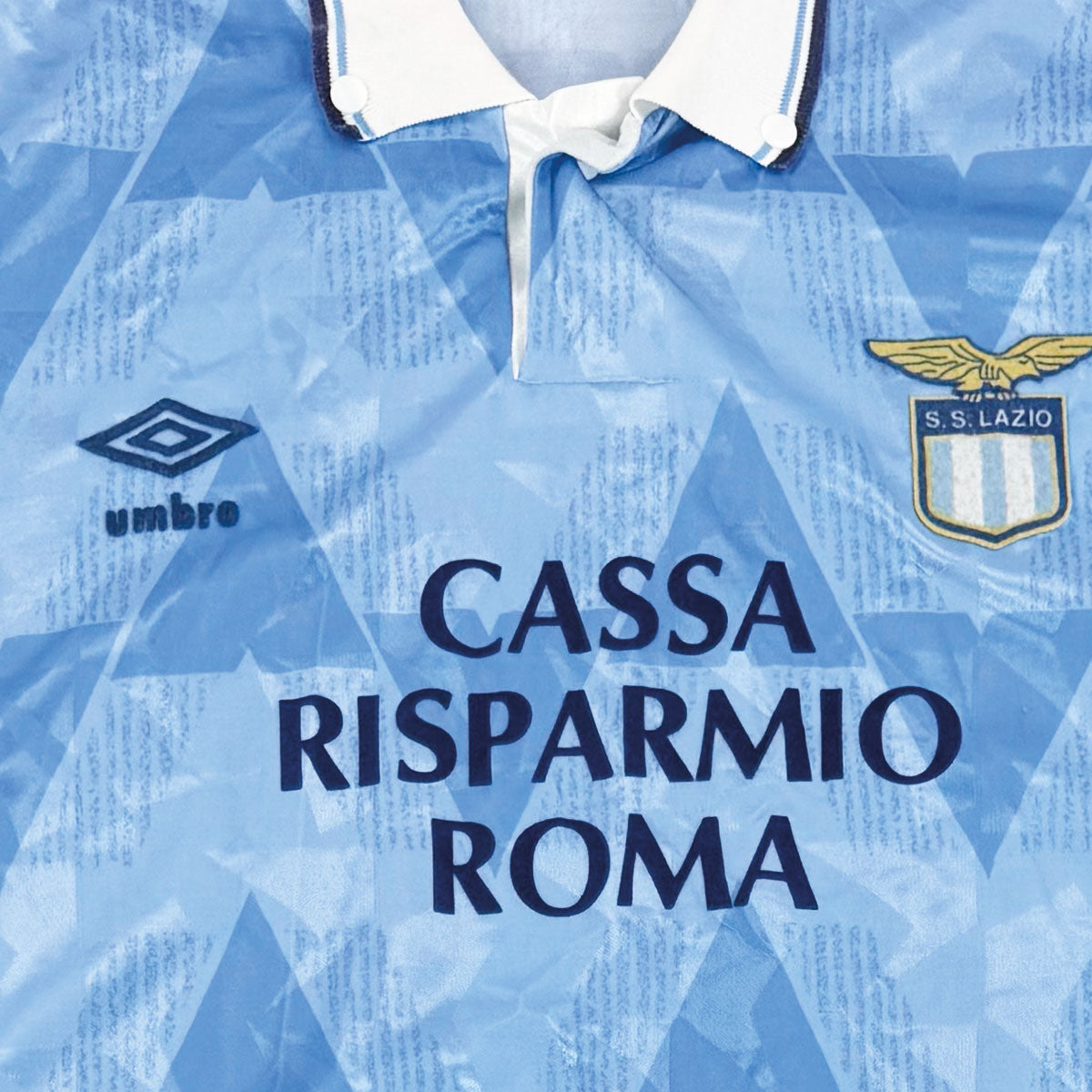 LAZIO 1989/91 HOME SHIRT (SIZE L/XL)