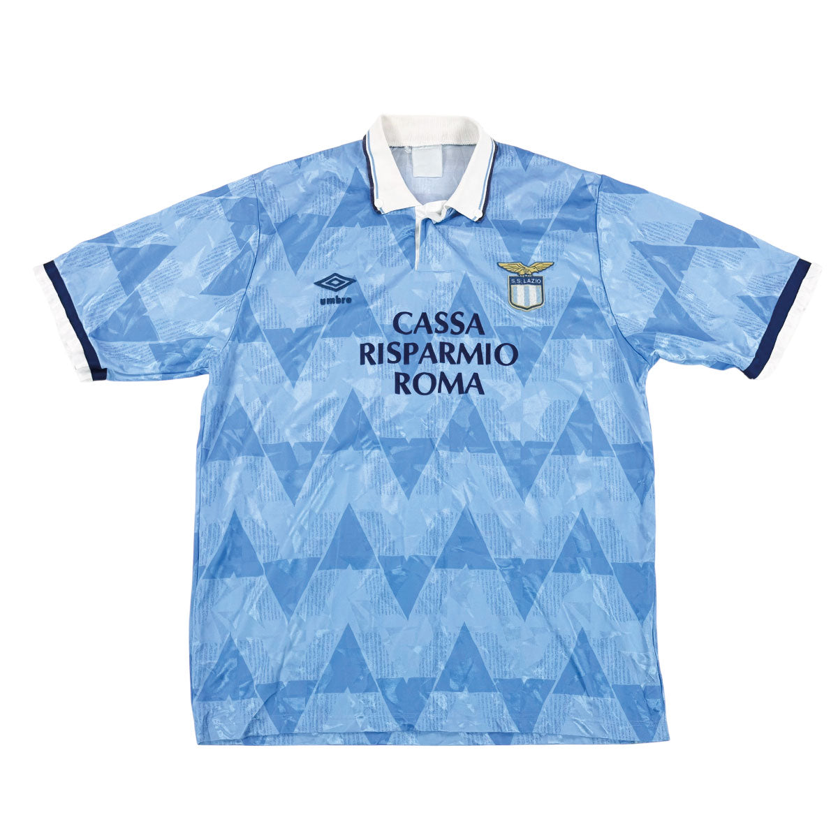 LAZIO 1989/91 HOME SHIRT (SIZE L/XL)