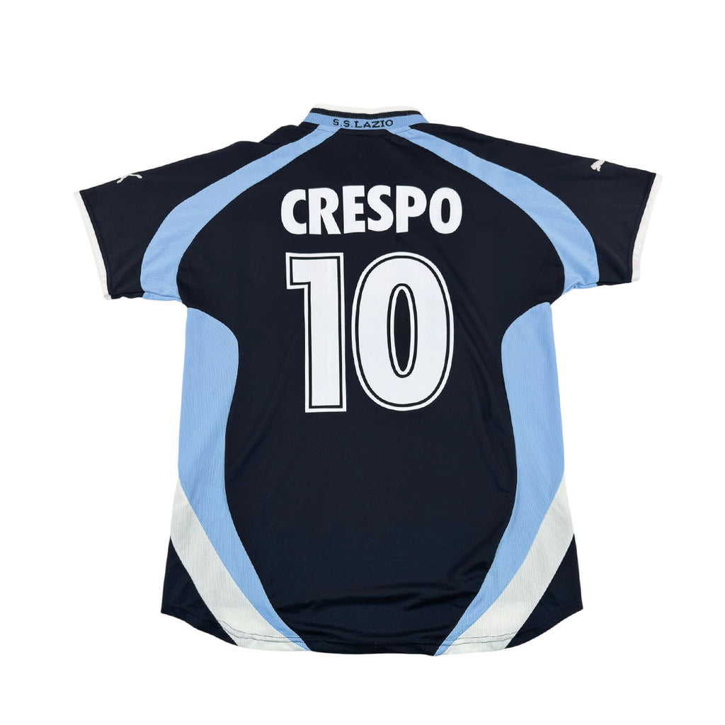 LAZIO 2000/01 AWAY SHIRT - #10 CRESPO (SIZE XL)