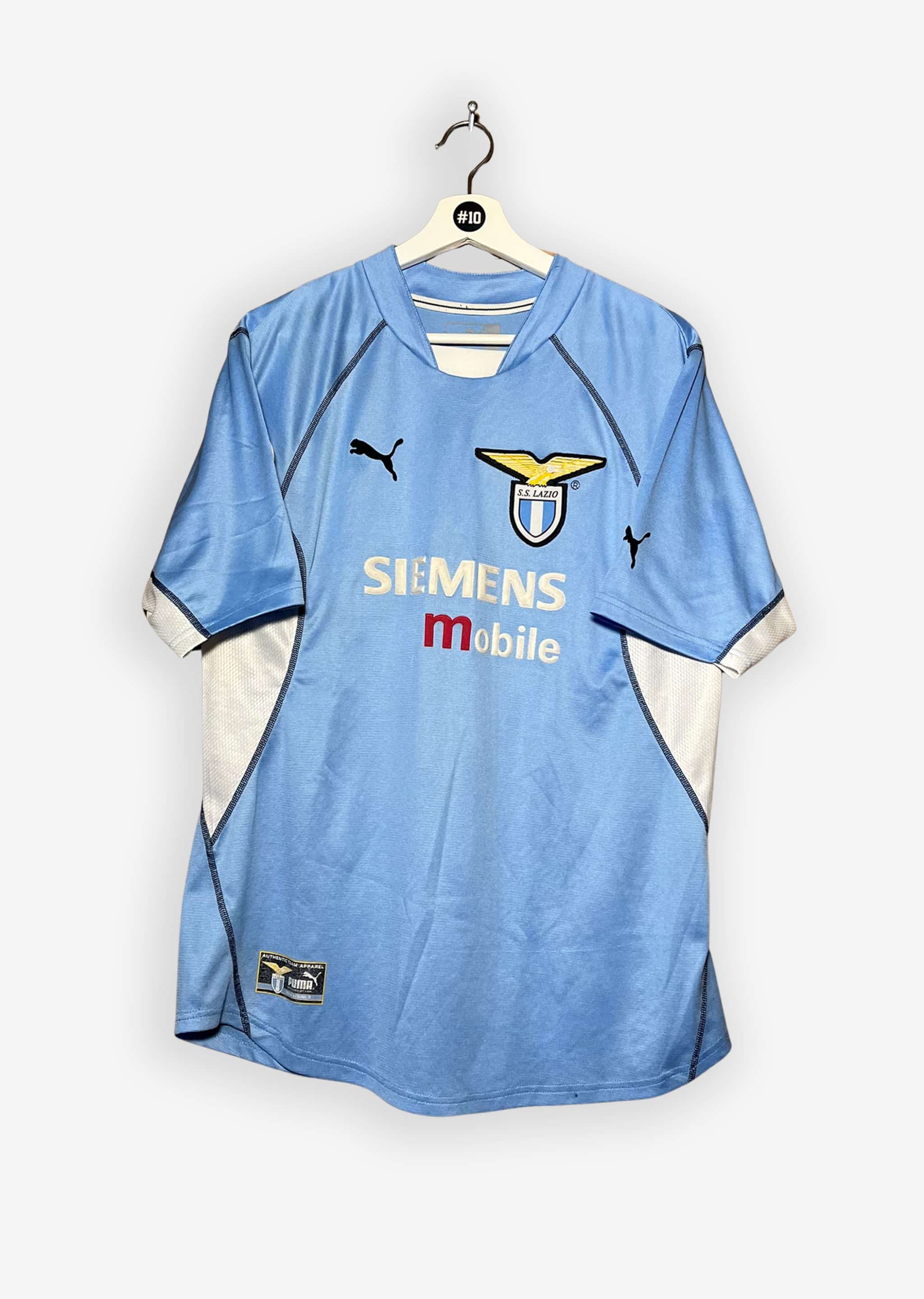 LAZIO ROMA 2000/01 HOME SHIRT - #14 SIMEONE (SIZE L)