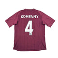 MANCHESTER CITY 2012/13 AWAY SHIRT - #4 KOMPANY (SIZE M)