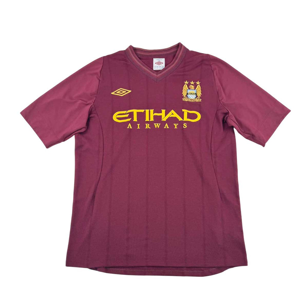 MANCHESTER CITY 2012/13 AWAY SHIRT - #4 KOMPANY (SIZE M)