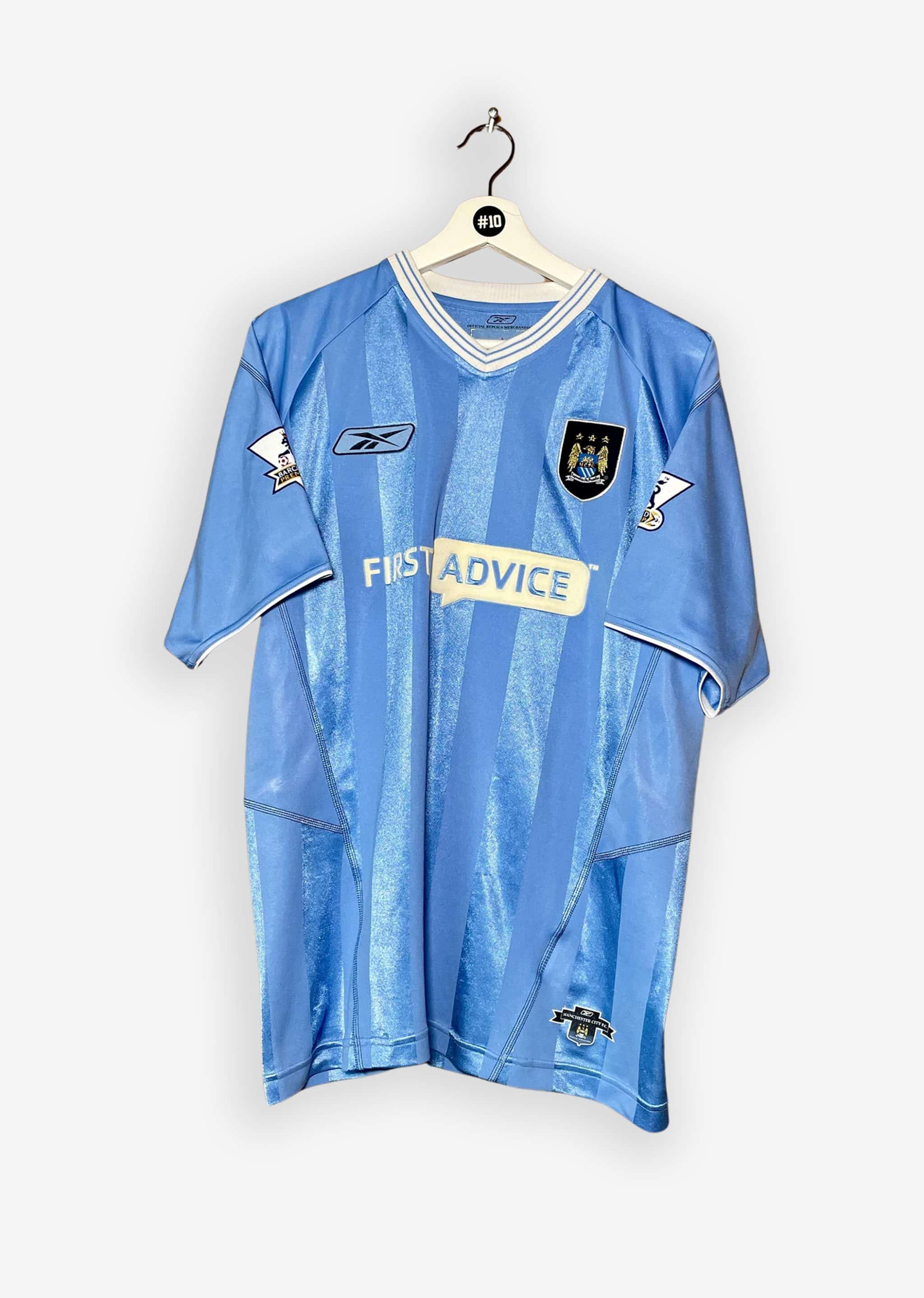 MANCHESTER CITY 2003/04 HOME SHIRT - #39 ANELKA (SIZE M)