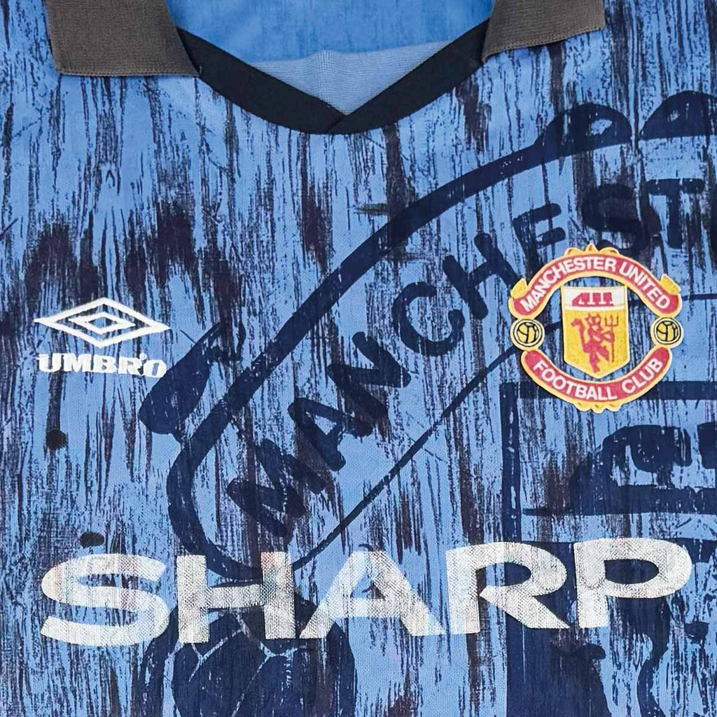 MANCHESTER UNITED 1992/93 AWAY SHIRT - #7 CANTONA (SIZE XL)