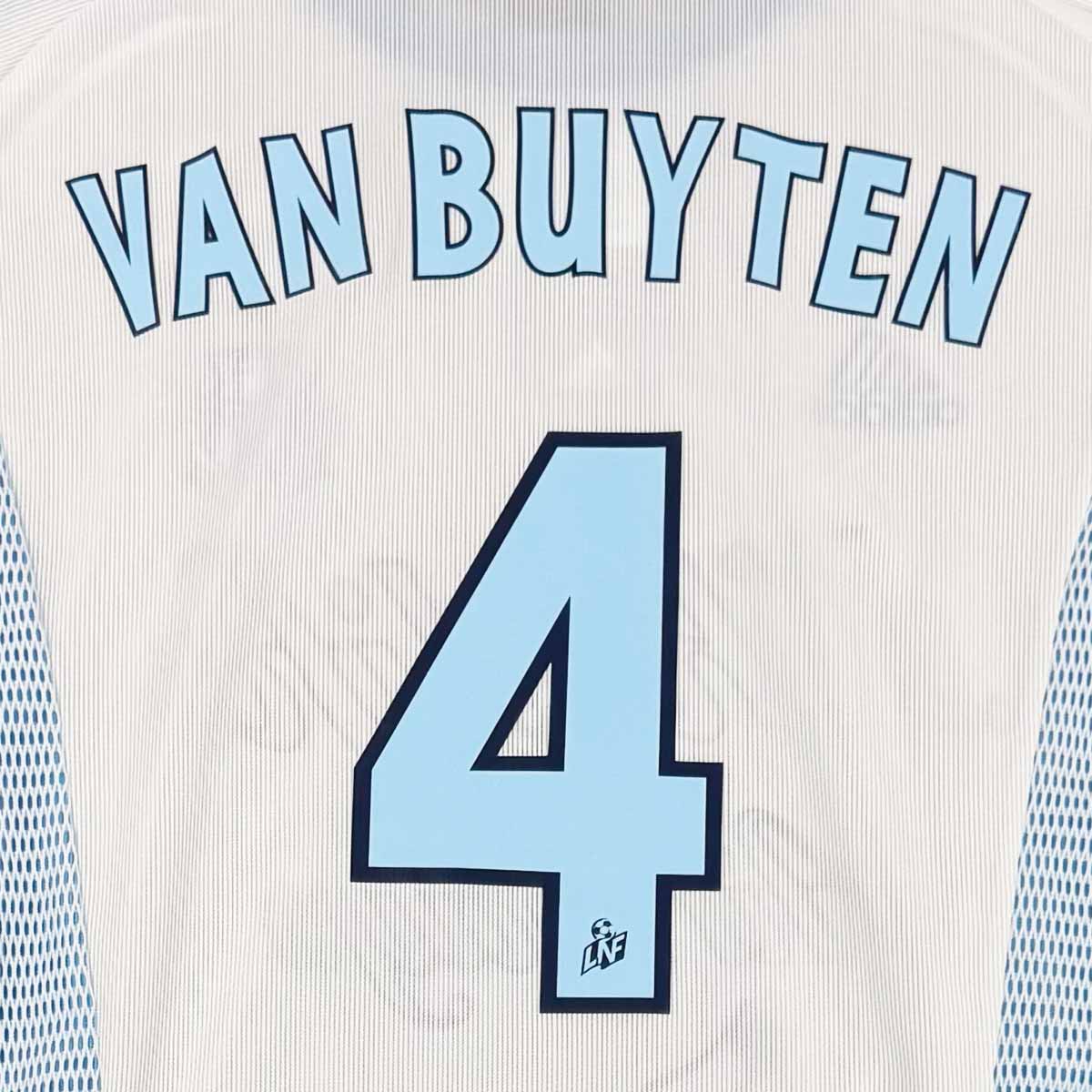 OLYMPIQUE MARSEILLE 2002/03 HOME SHIRT - #4 VAN BUYTEN (SIZE XL) NWT
