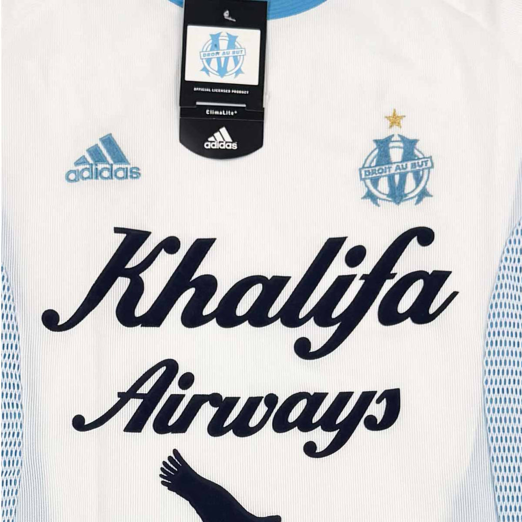 OLYMPIQUE MARSEILLE 2002/03 HOME SHIRT - #4 VAN BUYTEN (SIZE XL) NWT
