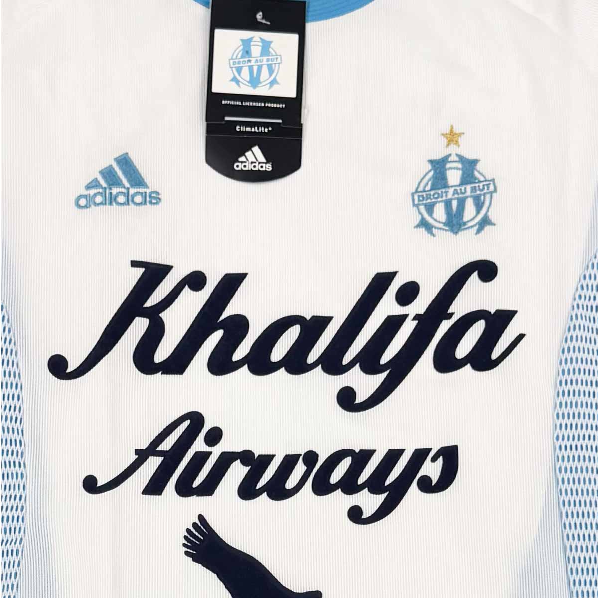 OLYMPIQUE MARSEILLE 2002/03 HOME SHIRT - #4 VAN BUYTEN (SIZE XL) NWT