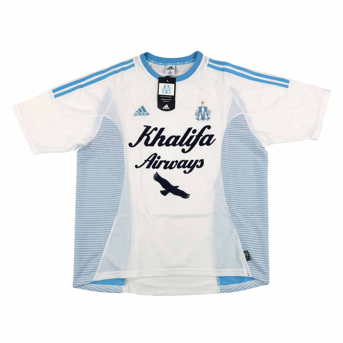 OLYMPIQUE MARSEILLE 2002/03 HOME SHIRT - #4 VAN BUYTEN (SIZE XL) NWT