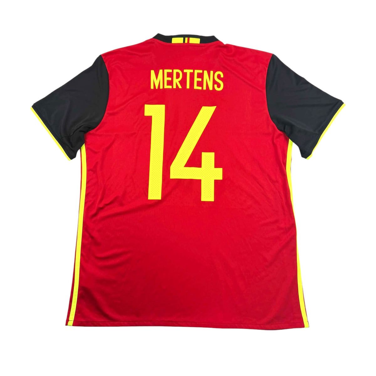 BELGIUM 2016/17 HOME SHIRT - #14 MERTENS (SIZE L)