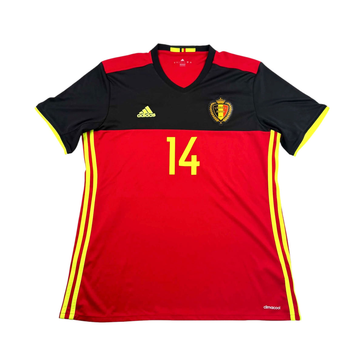 BELGIUM 2016/17 HOME SHIRT - #14 MERTENS (SIZE L)