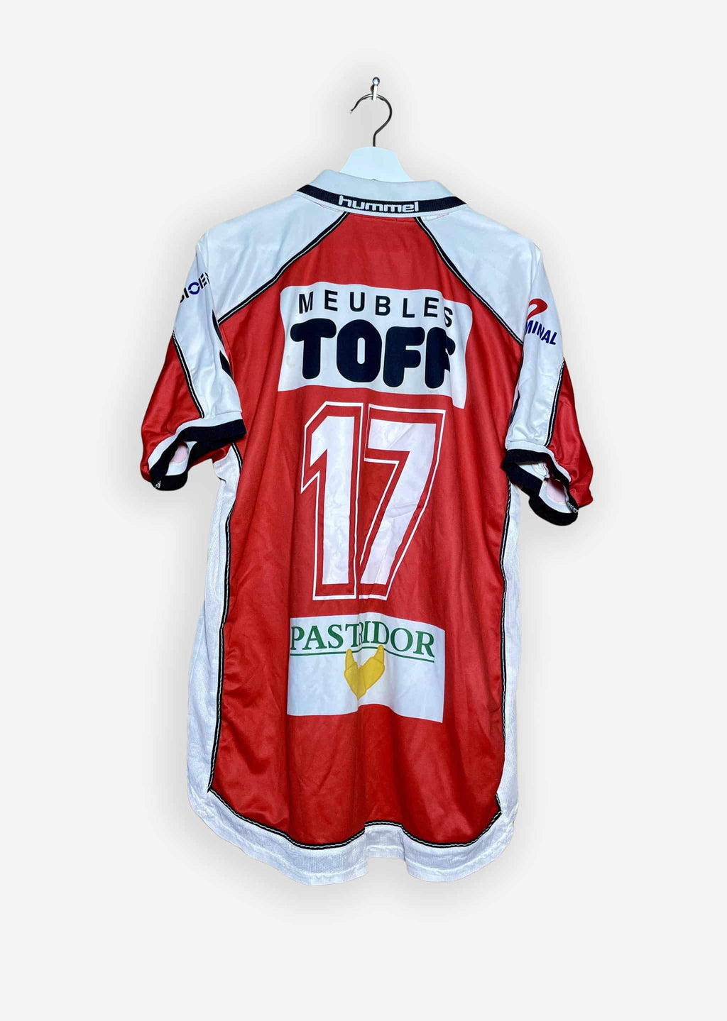 EXCELSIOR MOUSCRON 2000/01 HOME SHIRT – MATCHWORN/ISSUED #17 (SIZE XL)