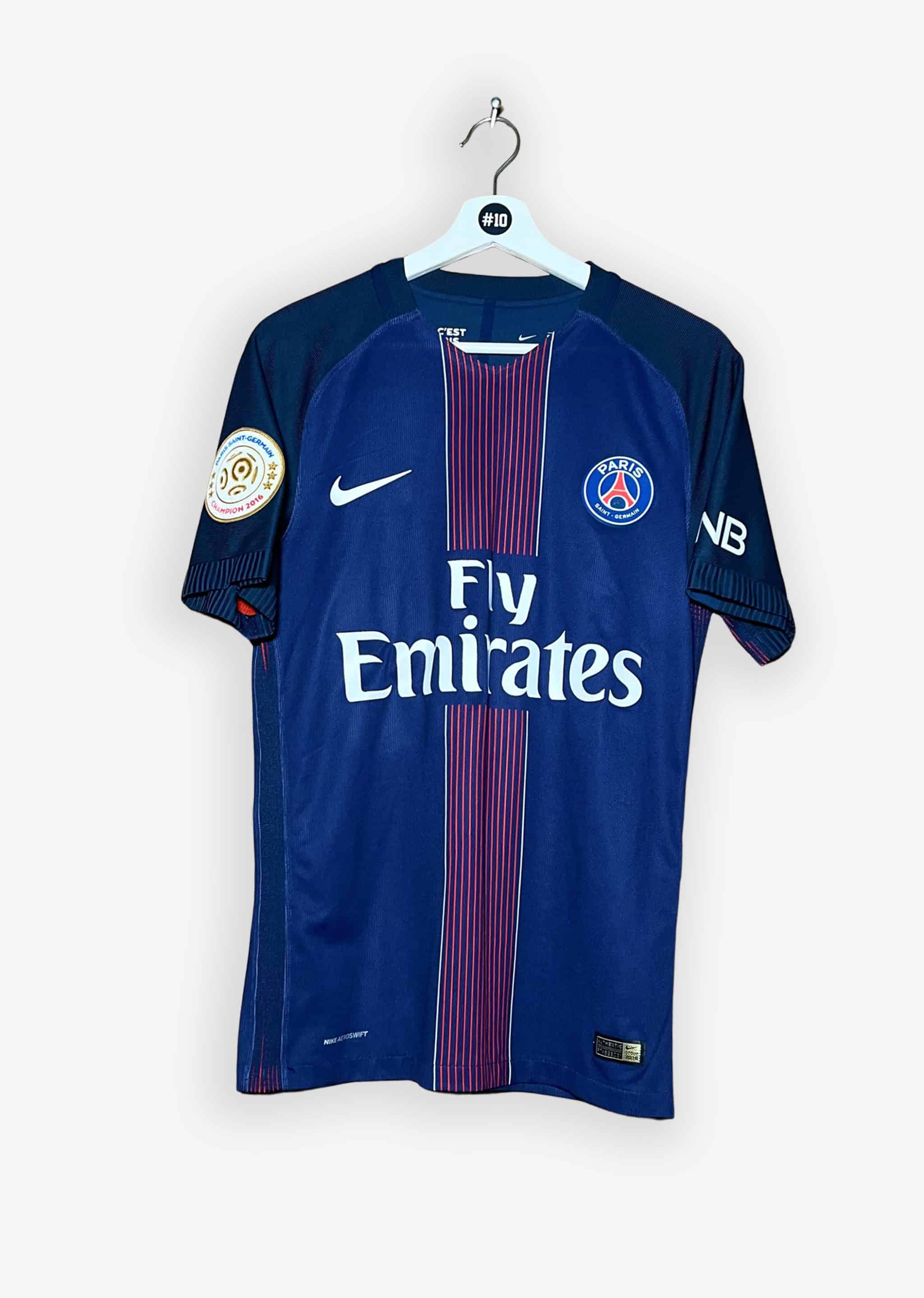 PARIS SAINT-GERMAIN 2016/17 HOME SHIRT - PLAYER ISSUE #11 DI MARIA (SIZE S)