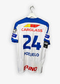 KRC GENK 2017/18 HOME SHIRT – MATCHWORN/ISSUED #24 POZUELO (SIZE M)