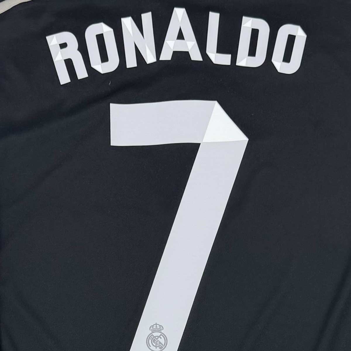 REAL MADRID 2014/15 THIRD SHIRT - #7 RONALDO (SIZE M)