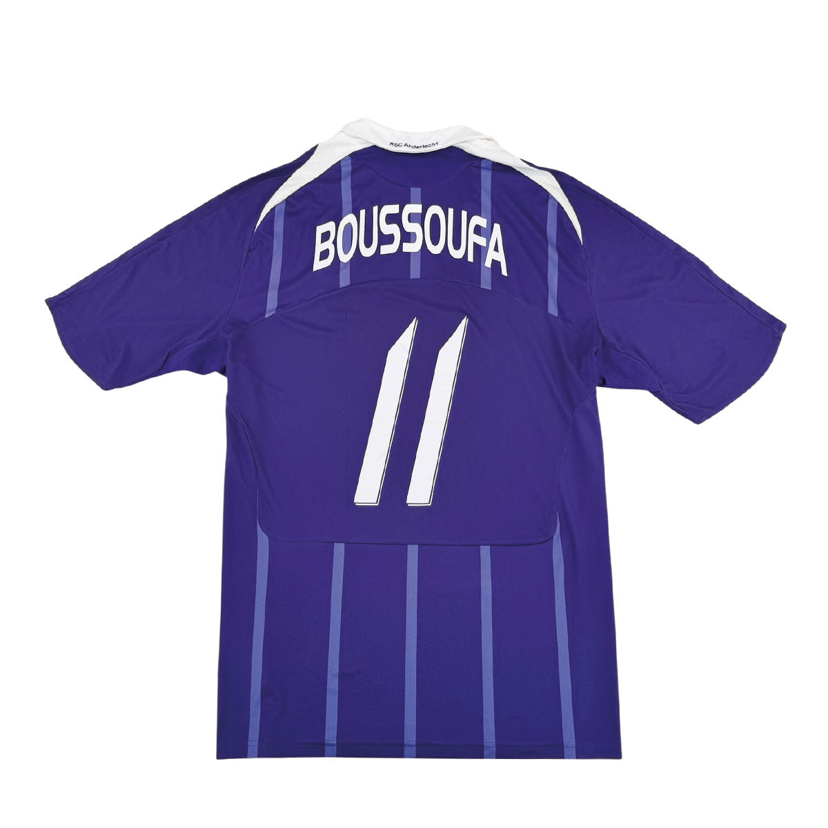 RSC ANDERLECHT 2007/08 AWAY SHIRT - #11 BOUSSOUFA (SIZE XXL)