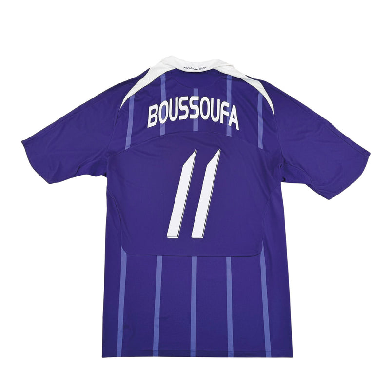 RSC ANDERLECHT 2007/08 AWAY SHIRT - #11 BOUSSOUFA (SIZE XXL)