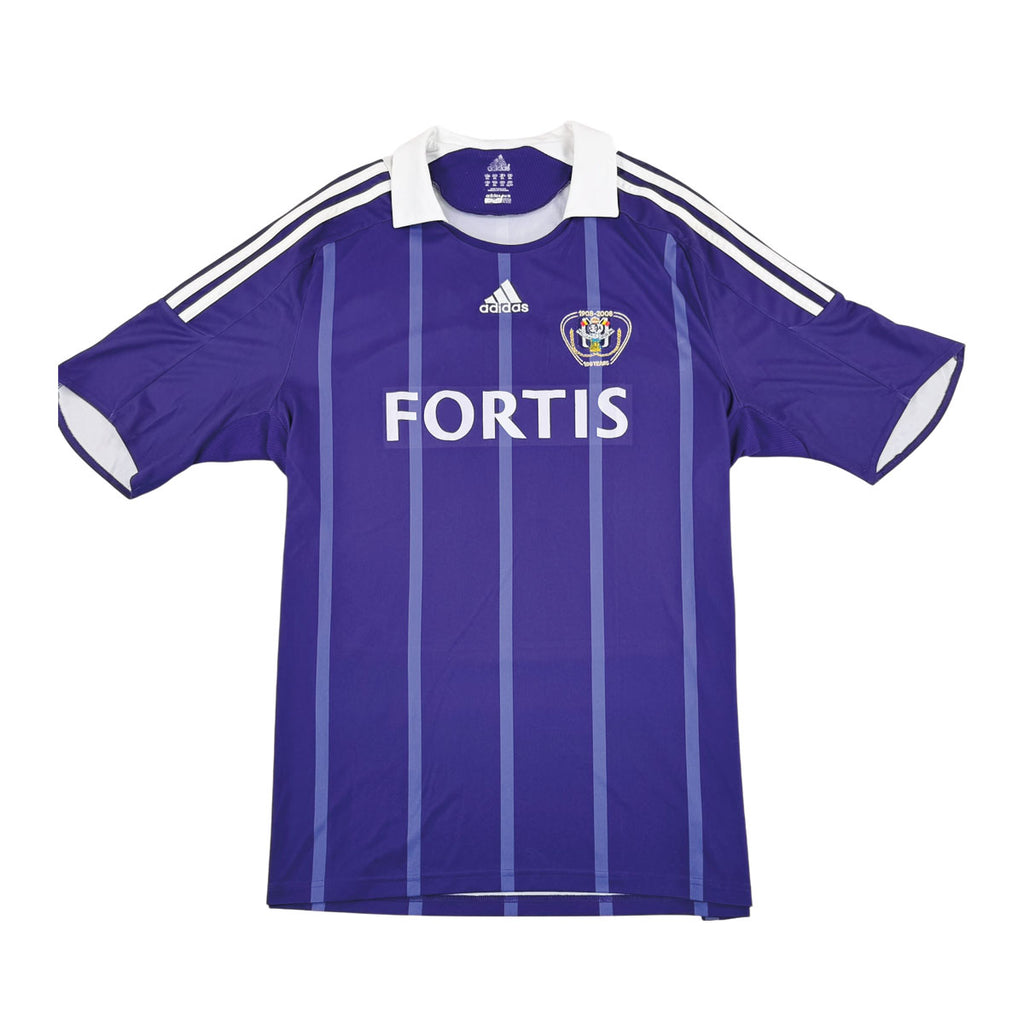 RSC ANDERLECHT 2007/08 AWAY SHIRT - #11 BOUSSOUFA (SIZE XXL)