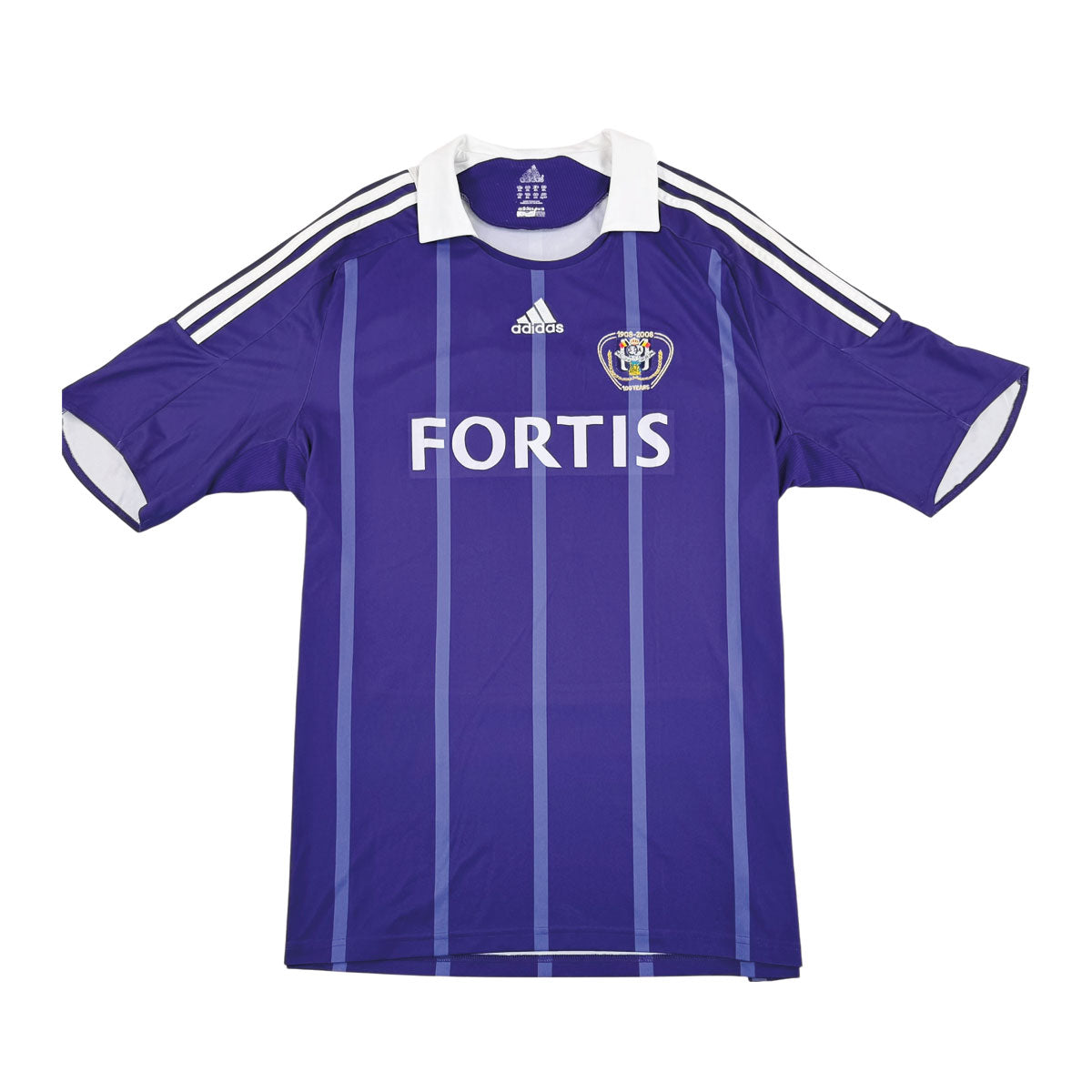 RSC ANDERLECHT 2007/08 AWAY SHIRT - #11 BOUSSOUFA (SIZE XXL)