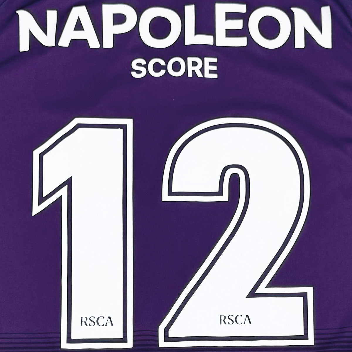 RSC ANDERLECHT 2025/26 HOME SHIRT - #12 DOLBERG (SIZE L)