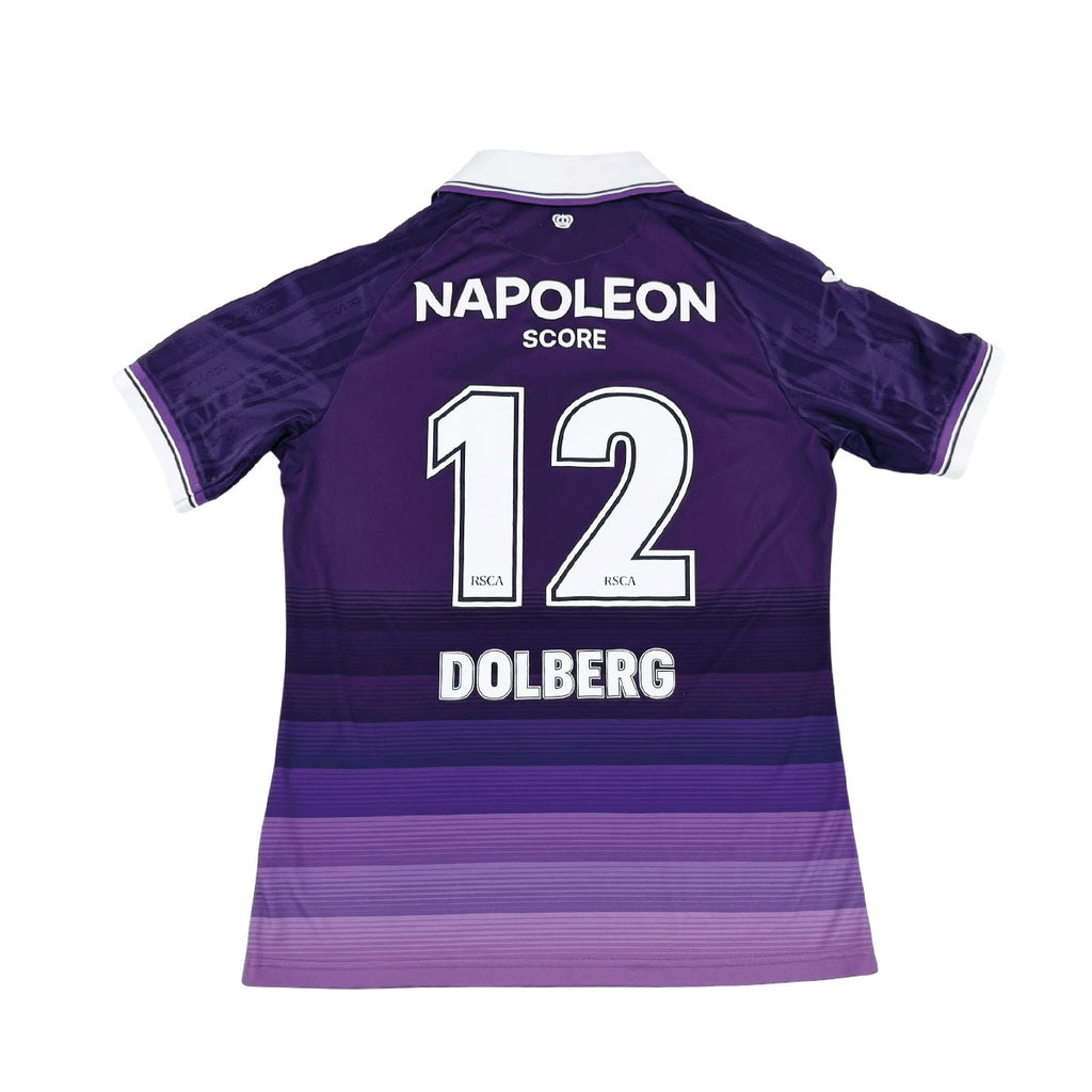 RSC ANDERLECHT 2025/26 HOME SHIRT - #12 DOLBERG (SIZE L)