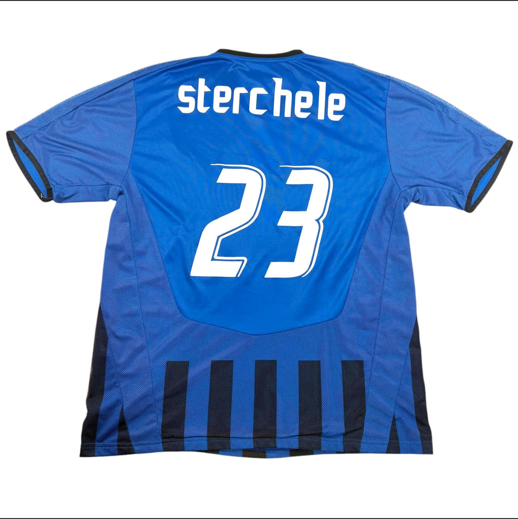 CLUB BRUGGE 2008/09 HOME SHIRT - #23 STERCHELE (SIZE S)