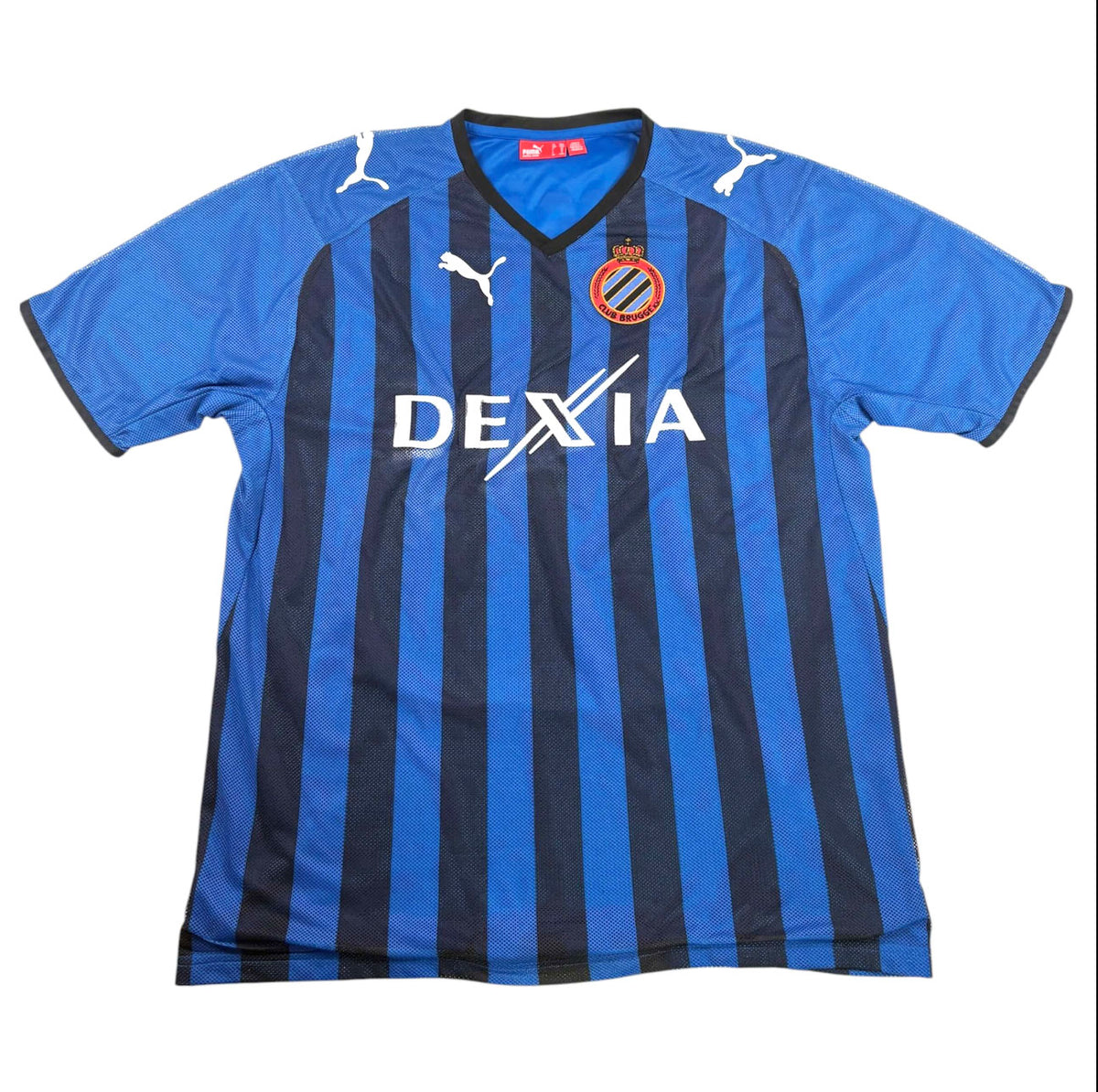 CLUB BRUGGE 2008/09 HOME SHIRT - #23 STERCHELE (SIZE S)