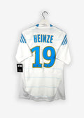OLYMPIQUE MARSEILLE 2010/11 HOME SHIRT - #19 HEINZE (SIZE M)