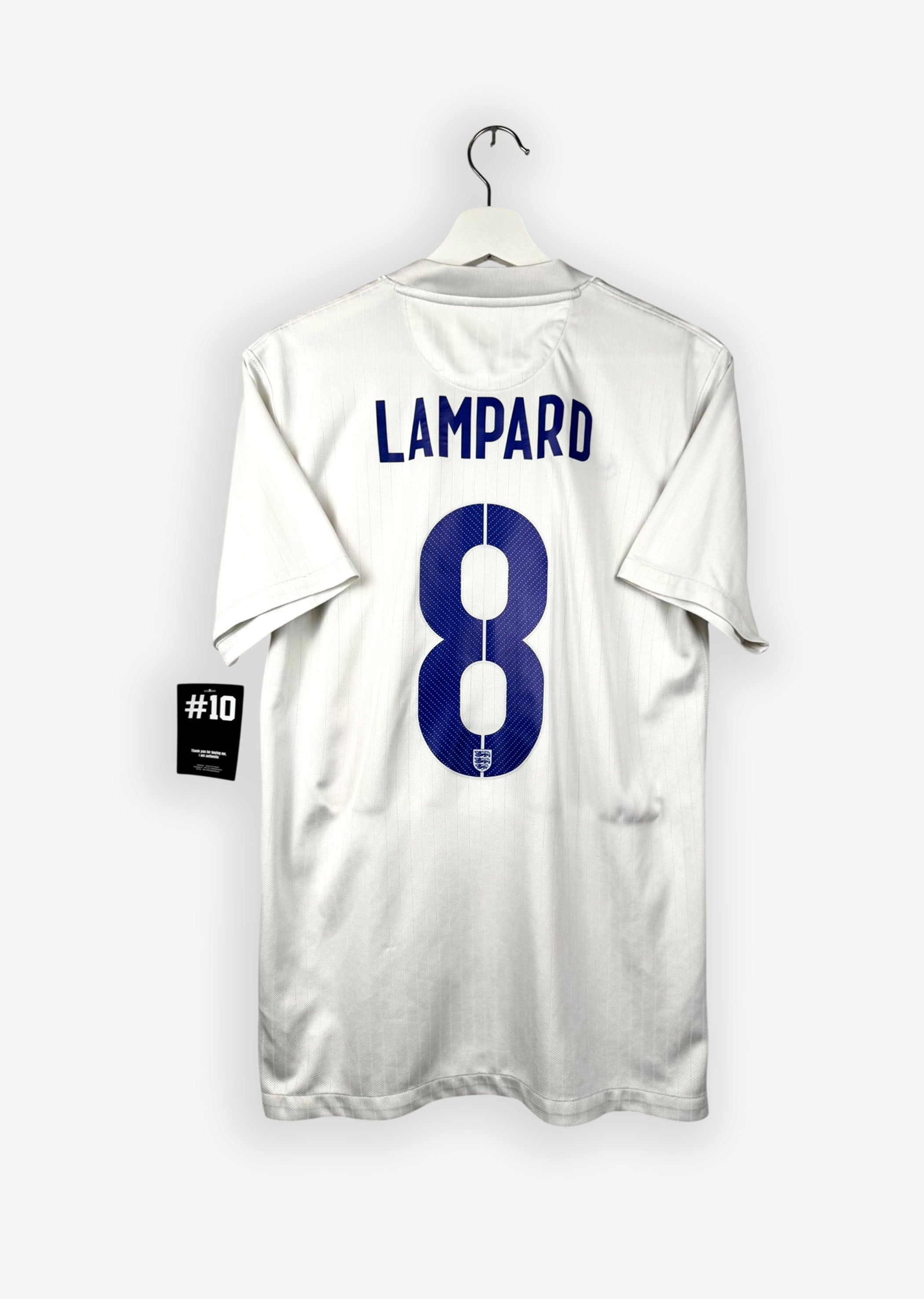 ENGLAND 2014/15 HOME SHIRT - #8 LAMPARD (SIZE S)