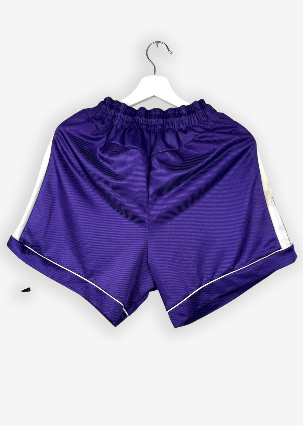 RSC ANDERLECHT 1998/99 SHORTS - MATCHWORN/ISSUED ANASTASIOU (SIZE L)