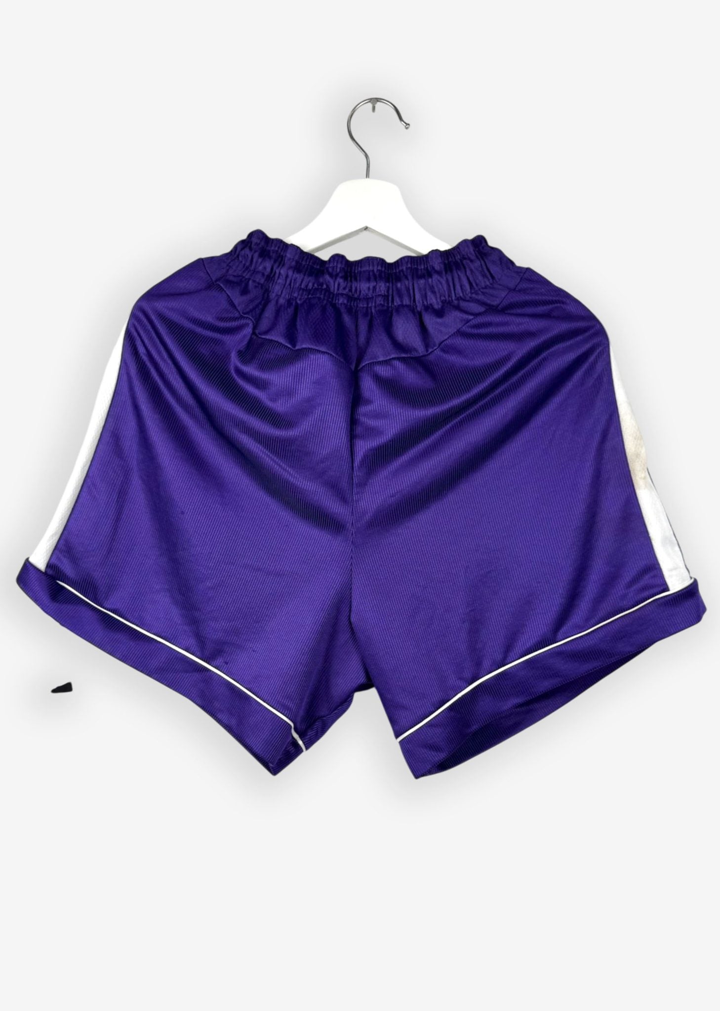 RSC ANDERLECHT 1998/99 SHORTS - MATCHWORN/ISSUED ANASTASIOU (SIZE L)