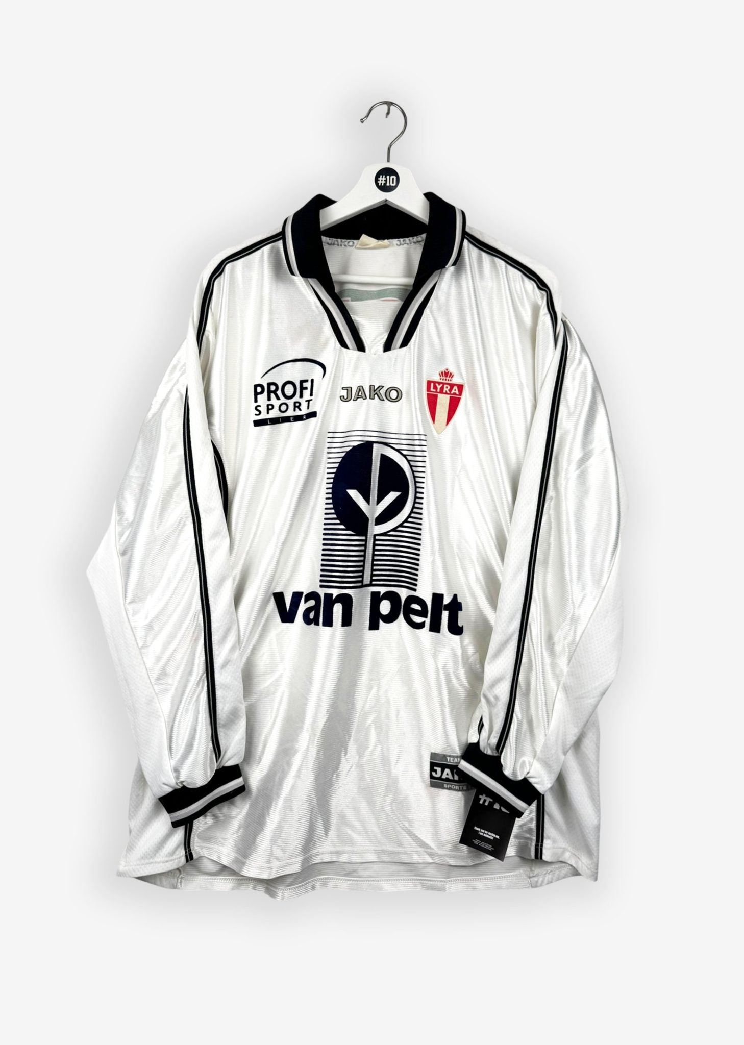 K. LYRA AWAY SHIRT 2000/05 - MATCHWORN/ISSUED #19 (SIZE XL)