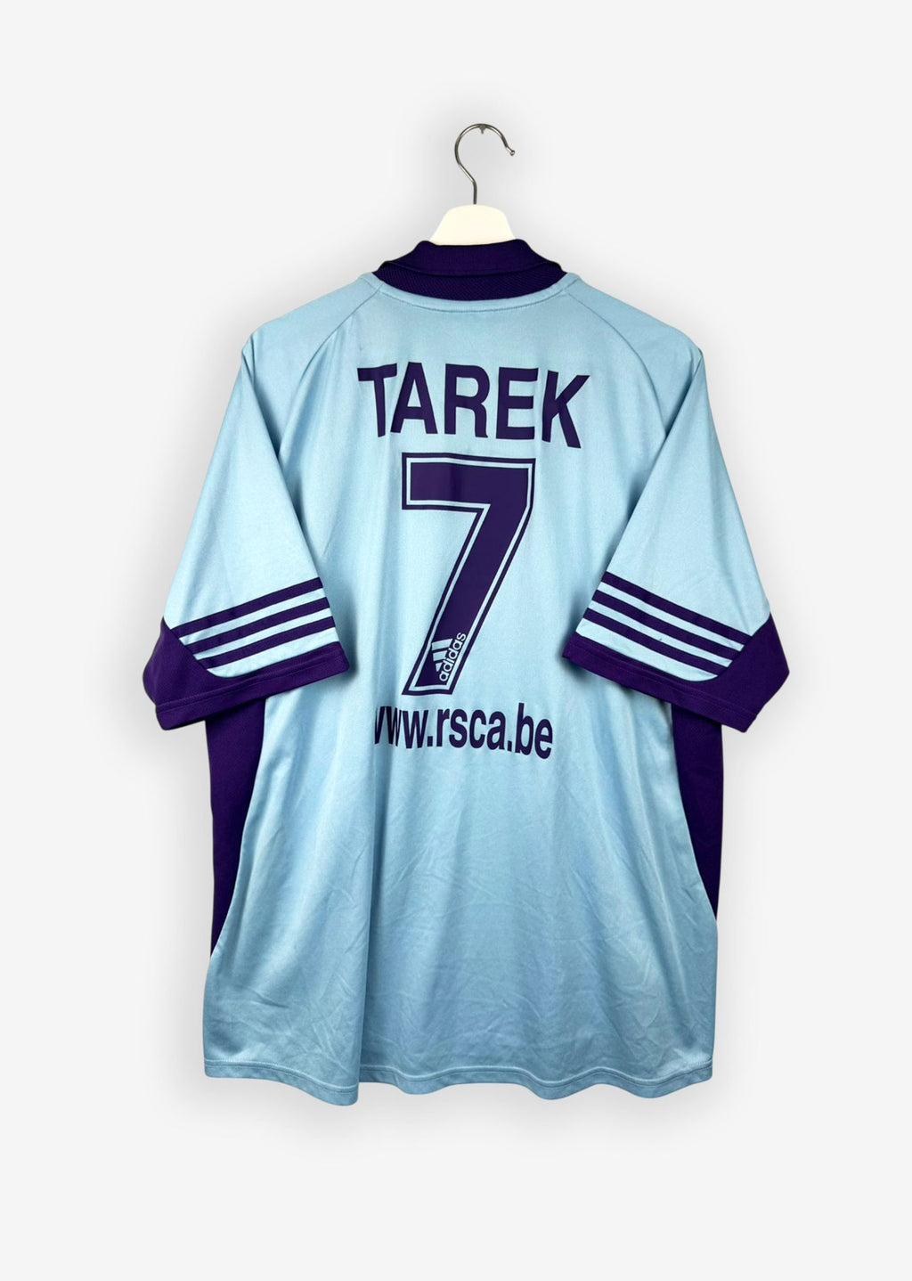 RSC ANDERLECHT 2001/02 AWAY SHIRT - #7 TAREK (SIZE XL)