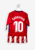 ATLETICO MADRID 2017/18 HOME SHIRT - #10 CARRASCO (SIZE M)