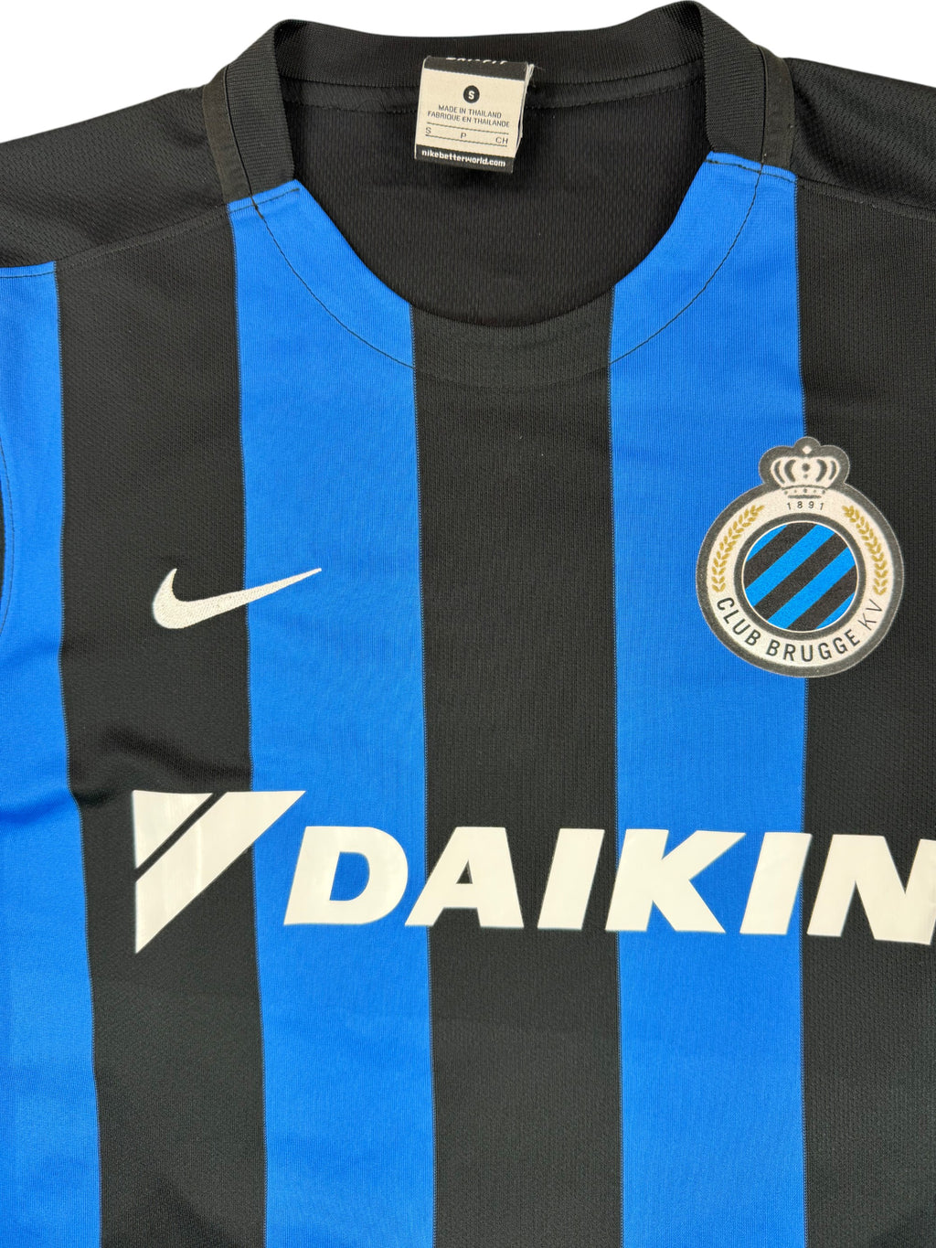 CLUB BRUGGE 2015/16 HOME SHIRT - #25 VORMER (SIZE S)