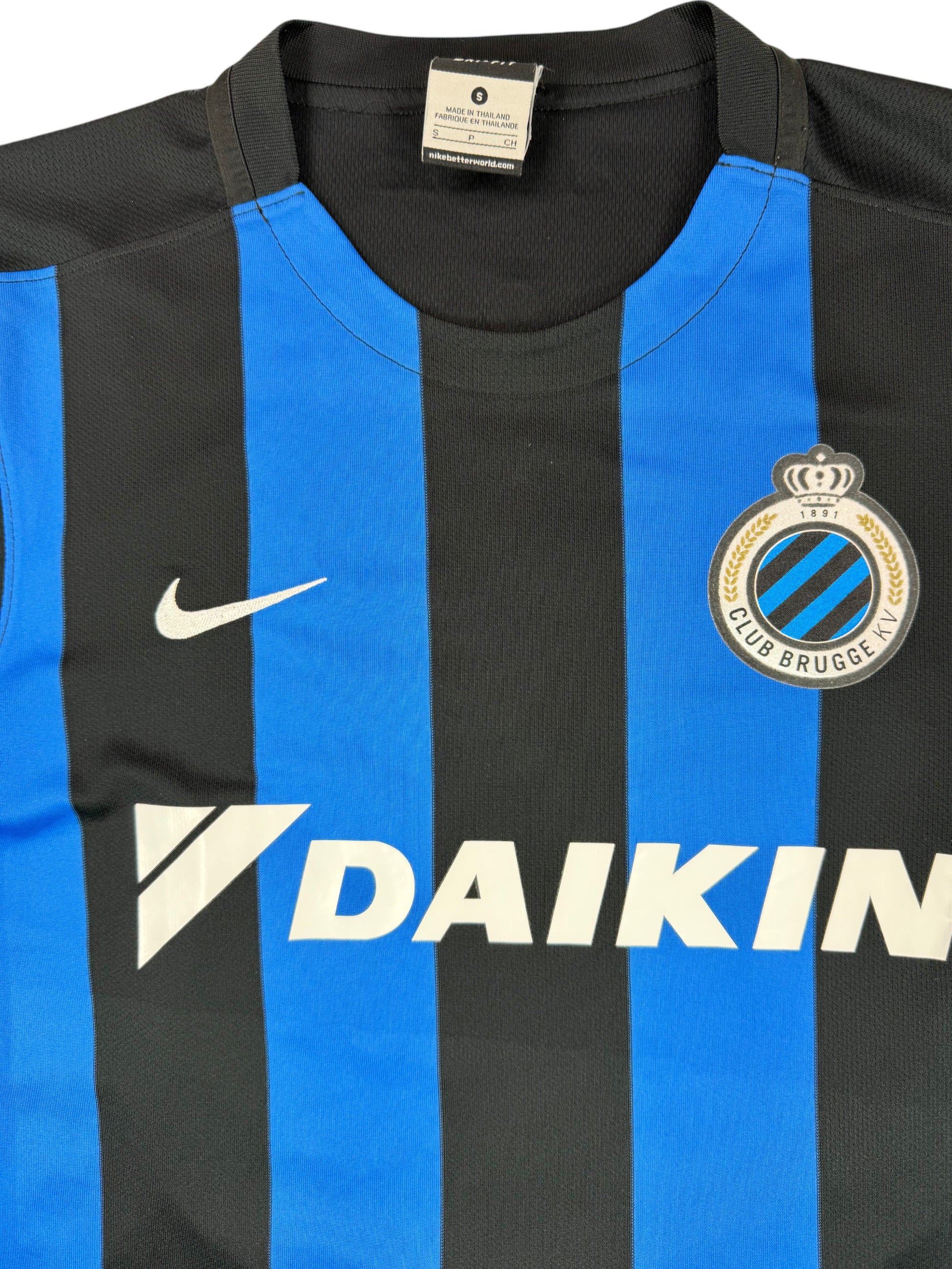 CLUB BRUGGE 2015/16 HOME SHIRT - #25 VORMER (SIZE S)