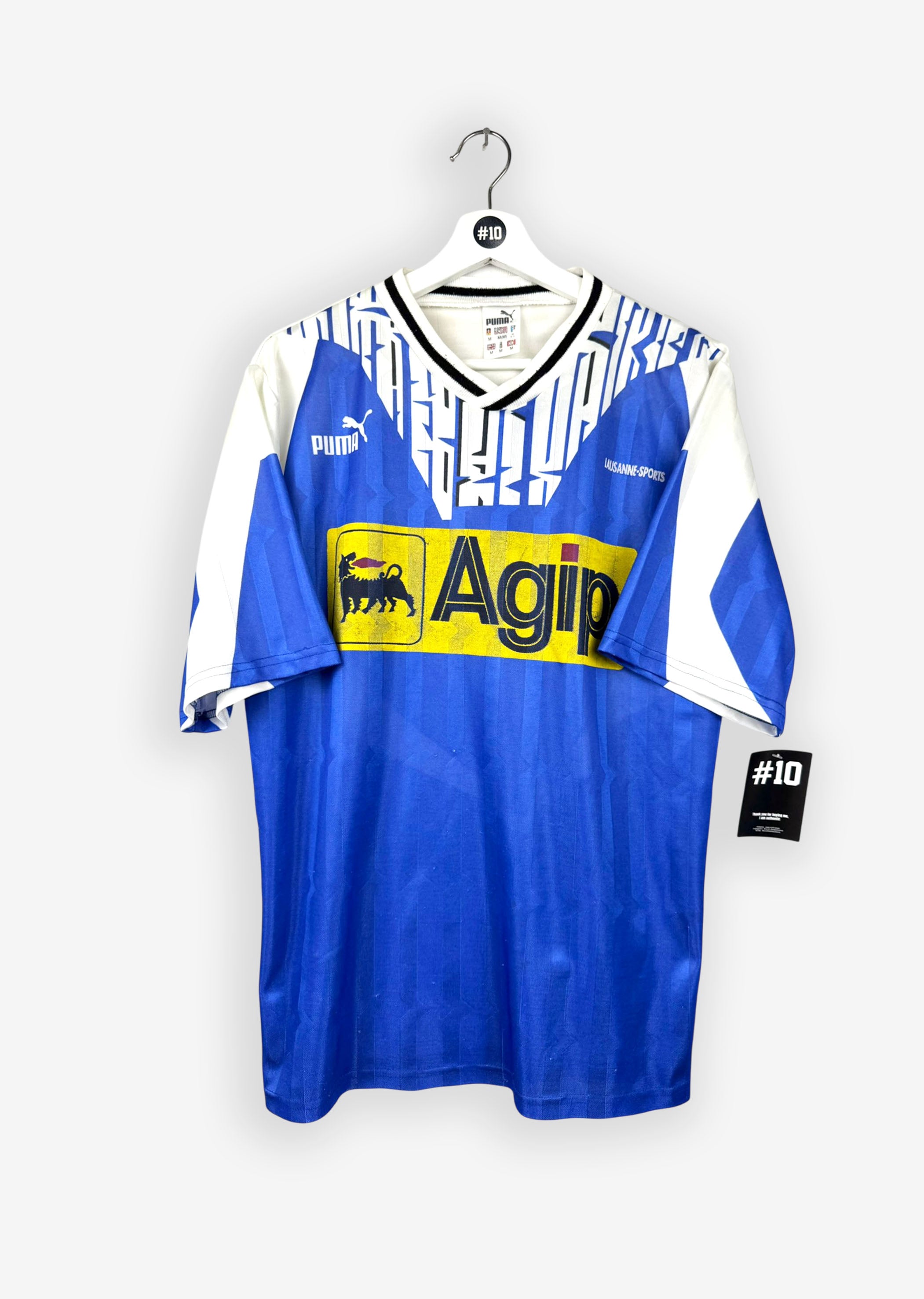 FC LAUSANNE-SPORT 1994/95 HOME SHIRT (SIZE M)