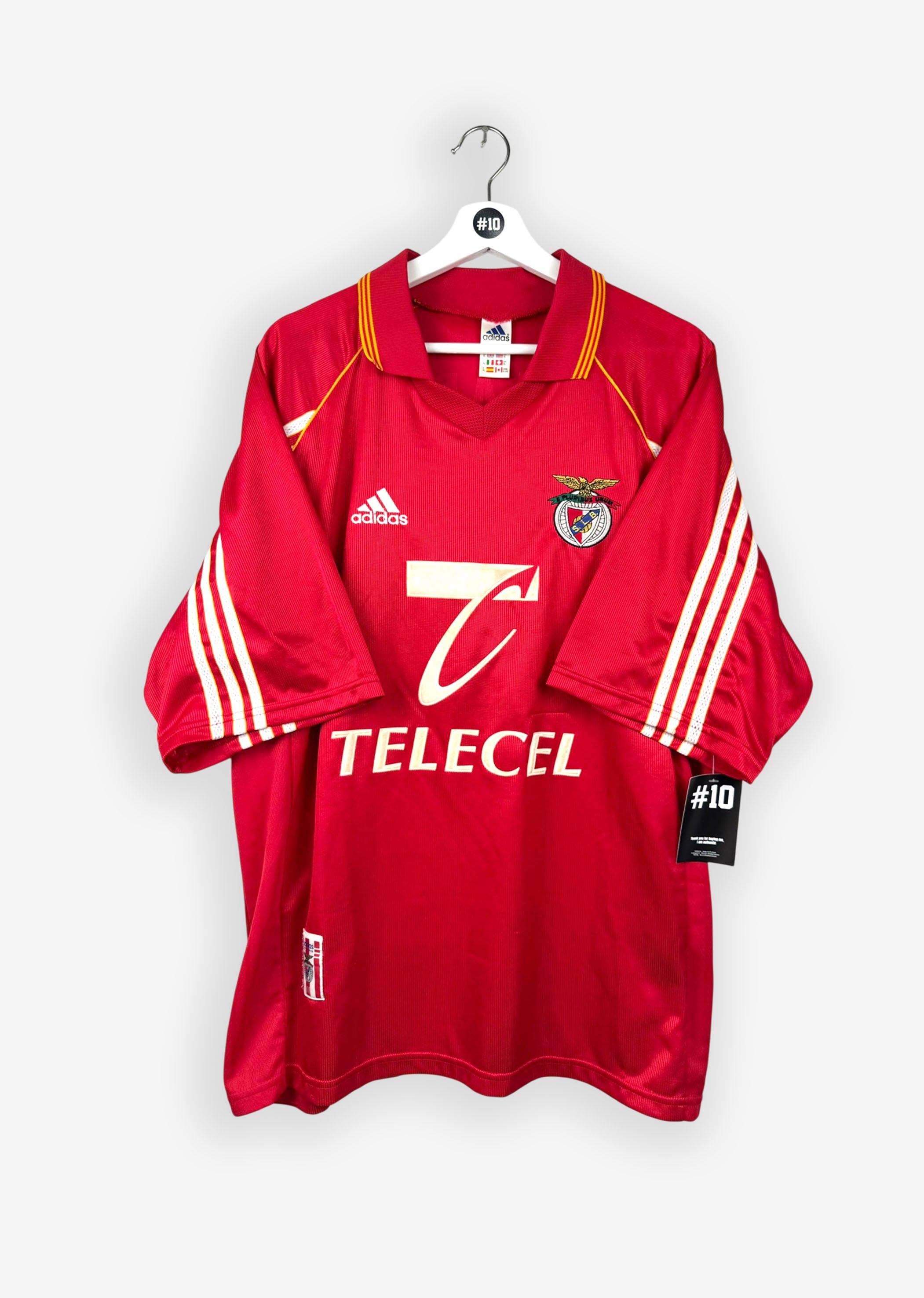 BENFICA 1998/99 HOME SHIRT - #22 CALADO (SIZE XL)