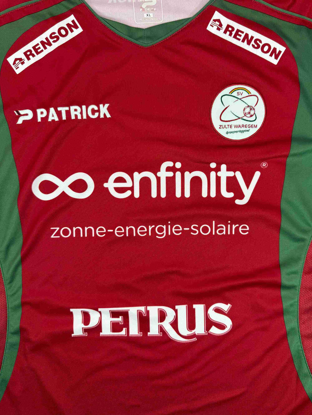 ZULTE WAREGEM 2010/11 HOME SHIRT - MATCHWORN/ISSUED #9 CHEVALIER (SIZE XL)
