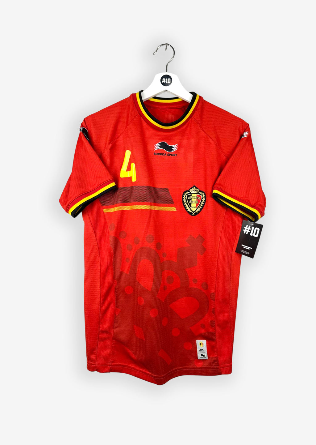 BELGIUM 2014/15 HOME SHIRT - #4 KOMPANY (SIZE 164 KIDS)