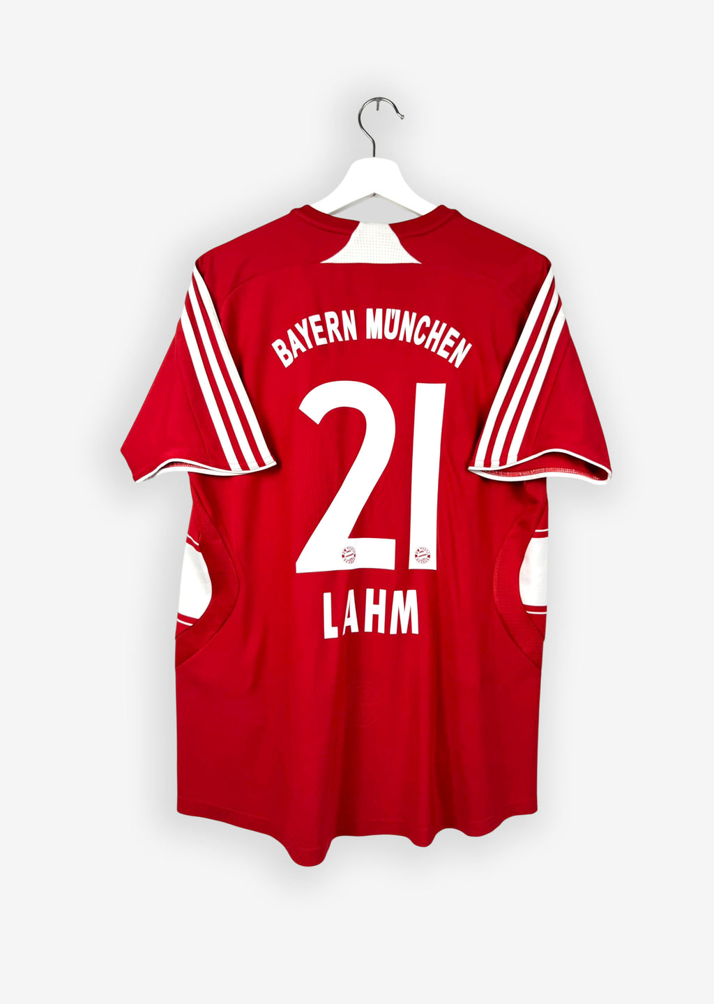 FC BAYERN MUNICH 2007/09 HOME SHIRT - #21 LAHM (SIZE M)