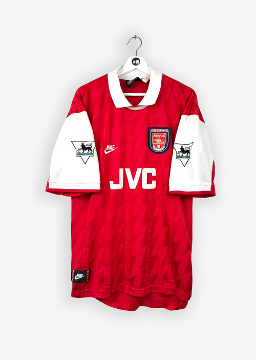 ARSENAL 1994/96 HOME SHIRT - #10 BERGKAMP (SIZE L)
