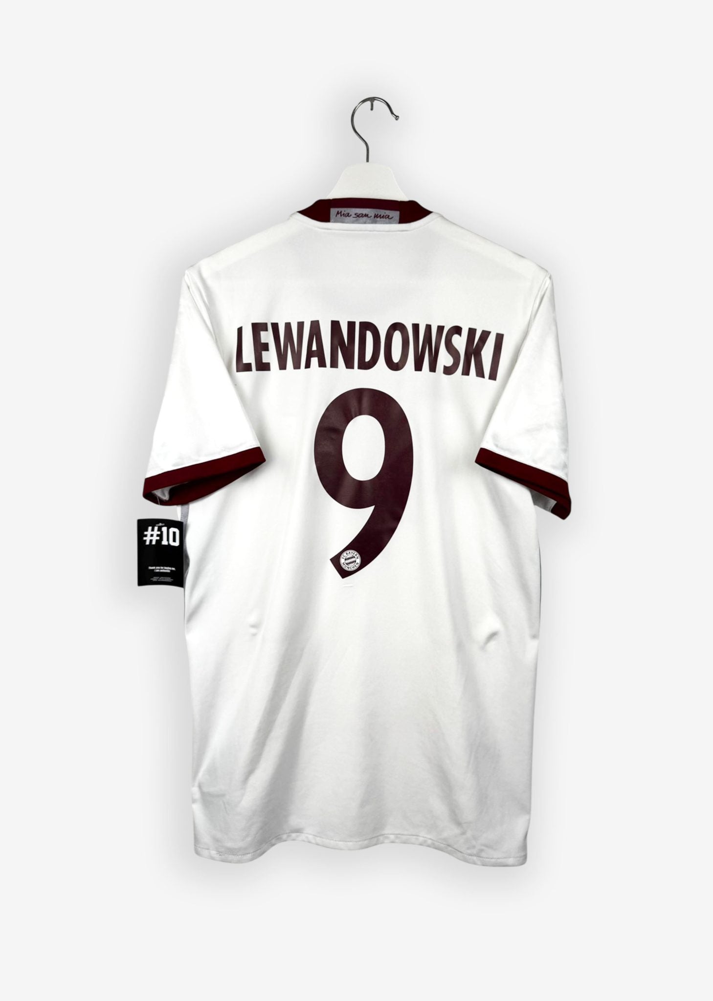 FC BAYERN MUNICH 2016/17 THIRD SHIRT - #9 LEWANDOWSKI (SIZE M)