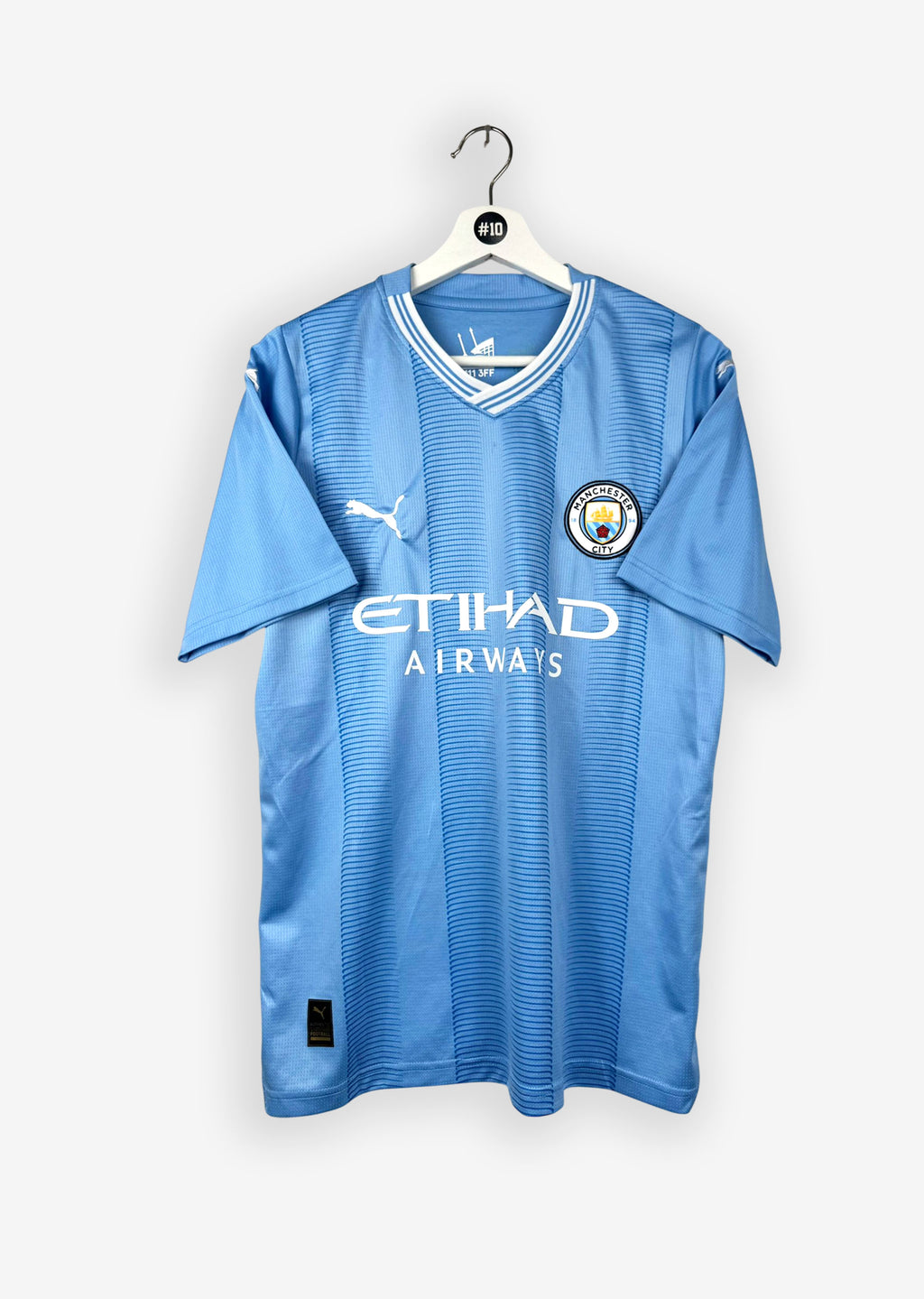 MANCHESTER CITY 2023/24 HOME SHIRT - #9 HAALAND (SIZE S)