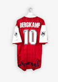 ARSENAL 1994/96 HOME SHIRT - #10 BERGKAMP (SIZE L)