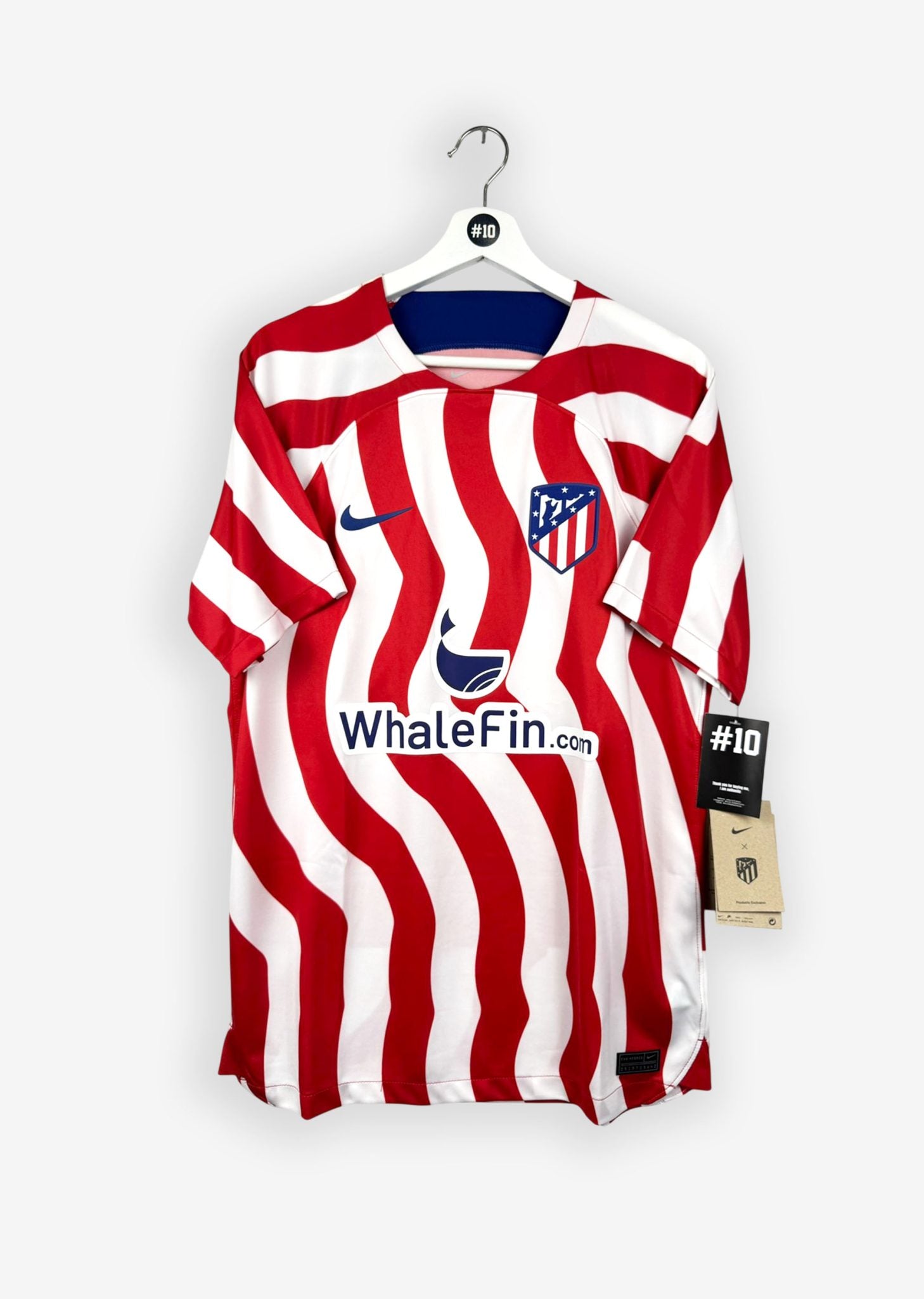 ATLETICO MADRID 2022/23 HOME SHIRT - #8 GRIEZMANN (SIZE M) NWT
