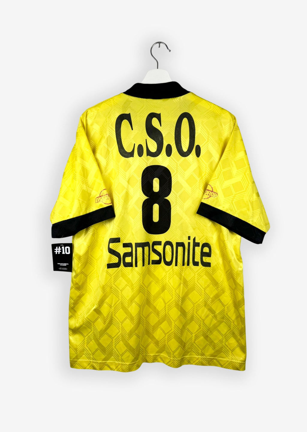 KSV OUDENAARDE 90s HOME SHIRT - MATCHWORN/ISSUED #8 (SIZE XL)