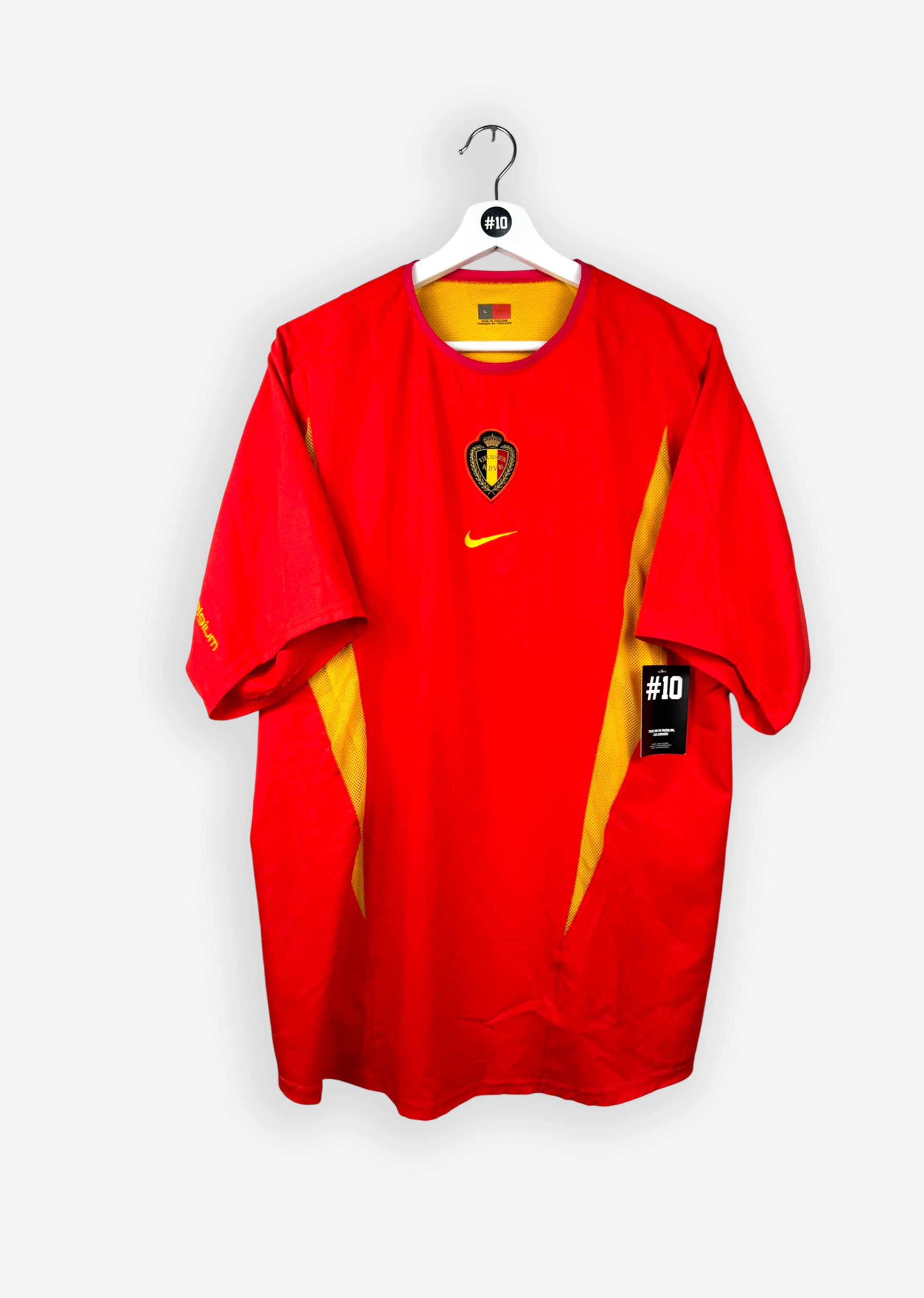 BELGIUM 2002/03 TRAINING SHIRT (SIZE L)